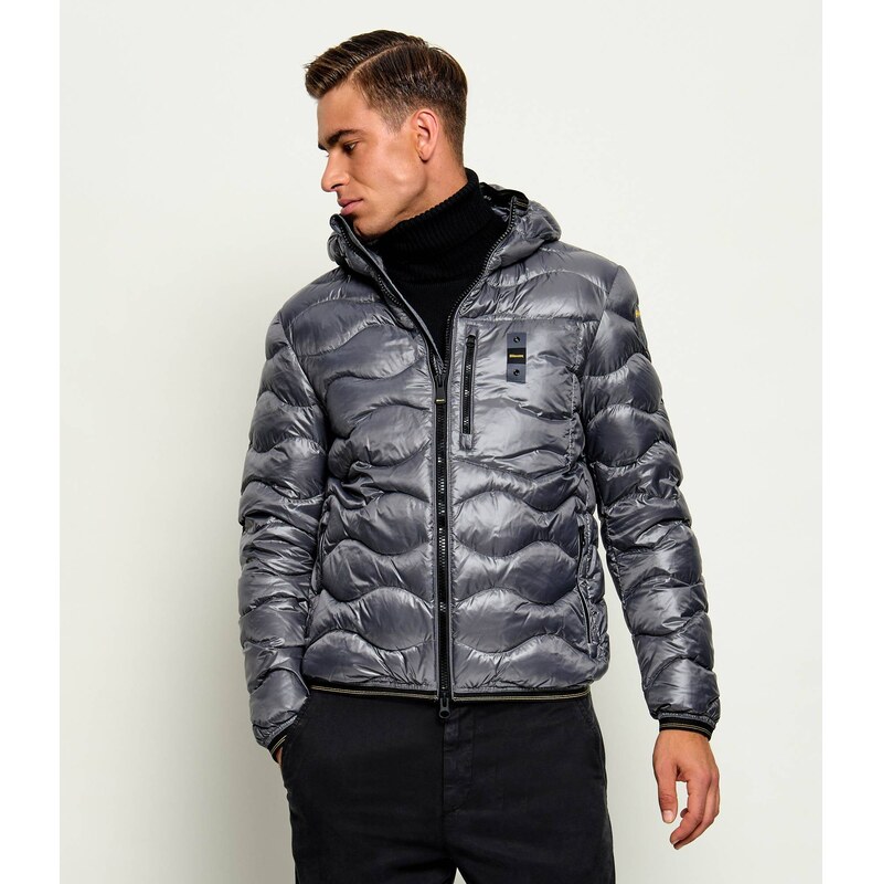 Péřová bunda BLAUER Wave v šedé barvě