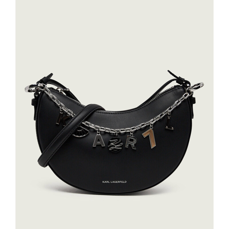 Karl Lagerfeld Kožená crossbody kabelka K/Autograph