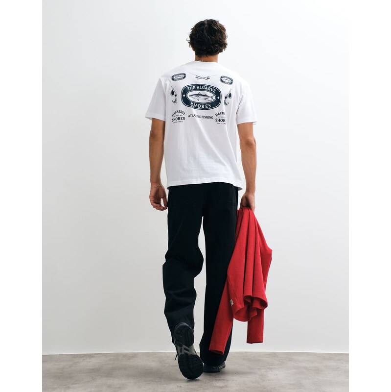 ONLY & SONS oversized fit t-shirt with Algarve Shores print in