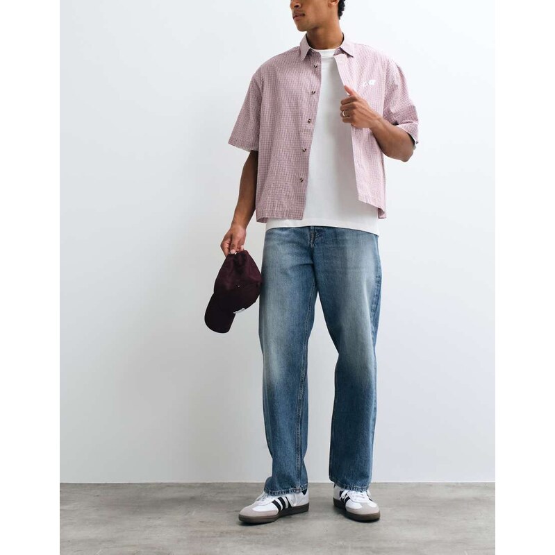 Jack & Jones Alex baggy jeans in bleached blue wash