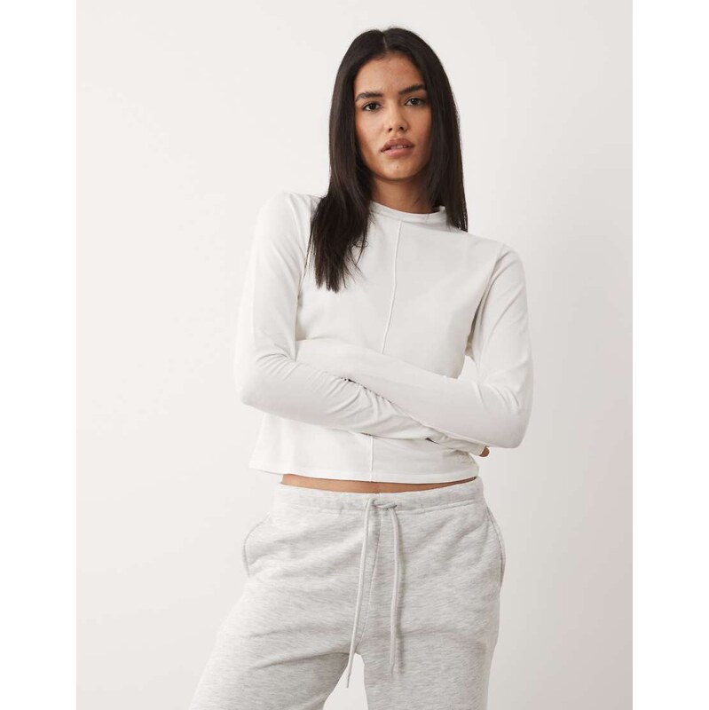 New Balance Athletics crafted long sleeve t-shirt in off-white
