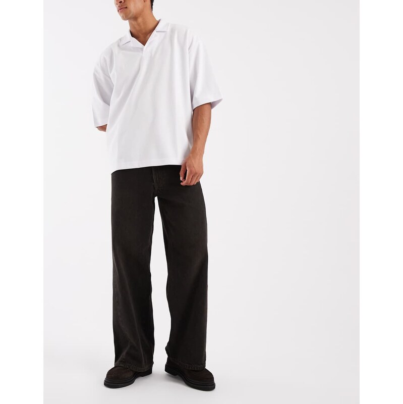 Levis twisted baggy wide leg in black