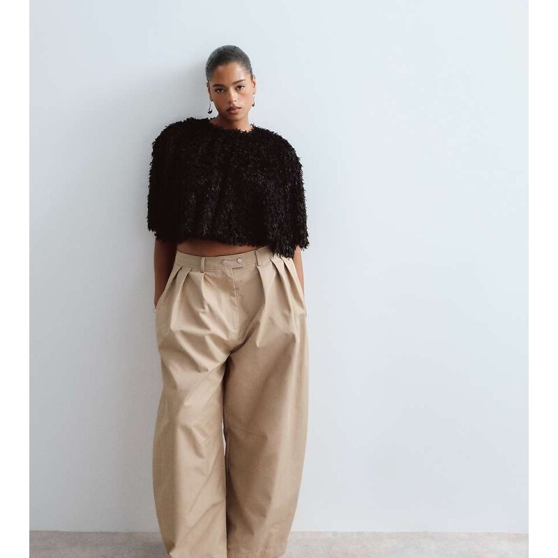 ARRANGE Curve Wylder tailored high waist wide leg trouser in