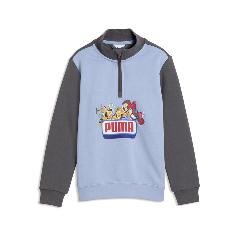 PUMA x TRANSFORMERS Graphic Half-Zip Sweatshirt Kids