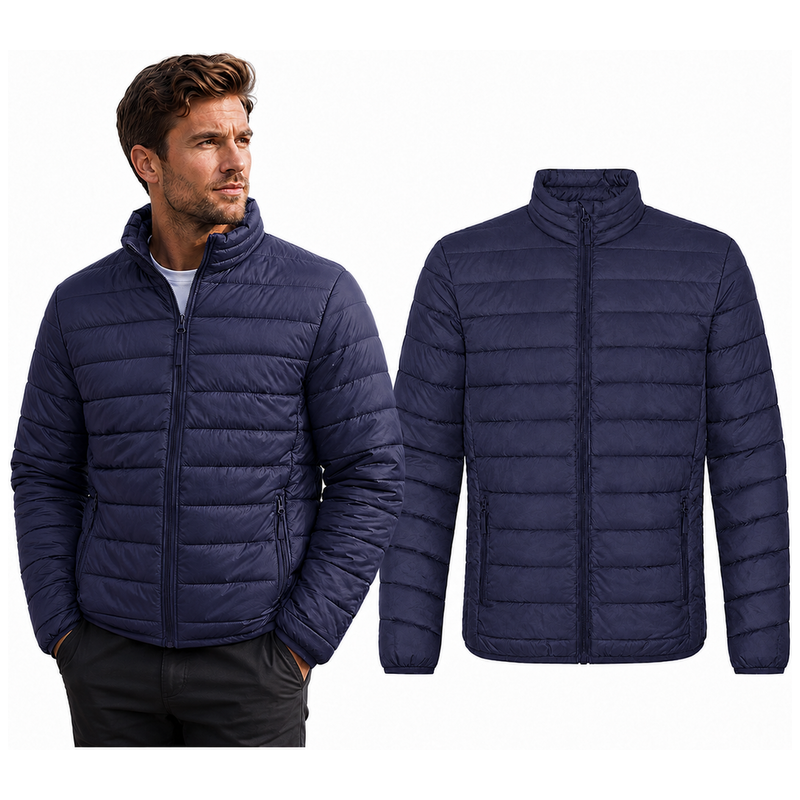 J.STYLE Pánská bunda 5m703-215 tmavě modrá