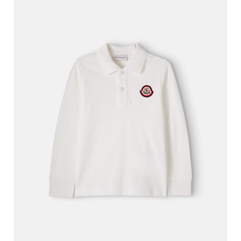 Moncler Enfant Cotton piqué polo shirt