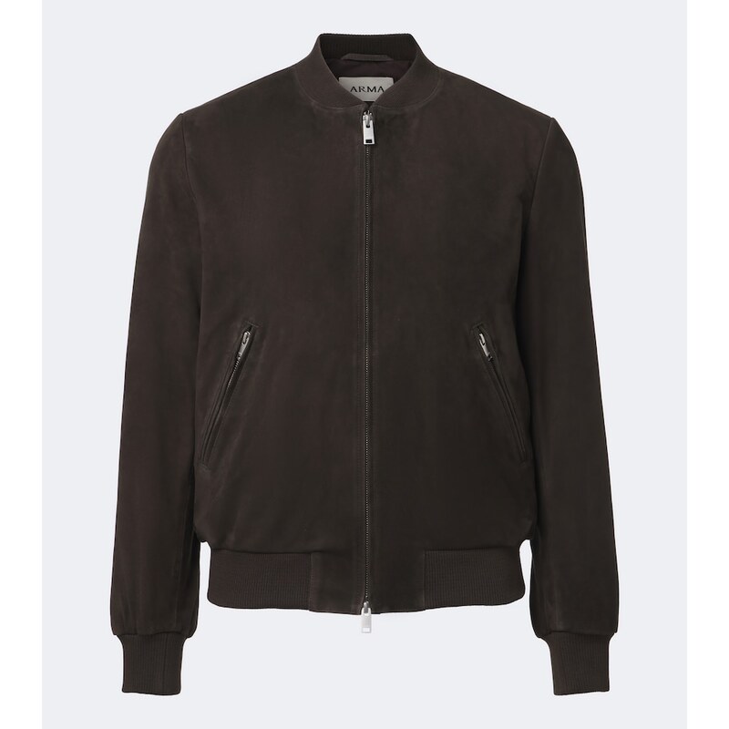 Arma Didier suede bomber jacket