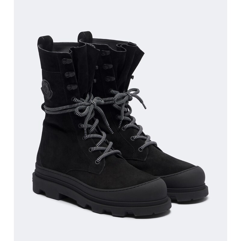 Moncler Vera suede lace-up boots