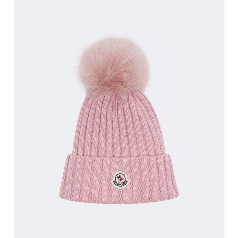Moncler Ribbed-knit virgin wool beanie