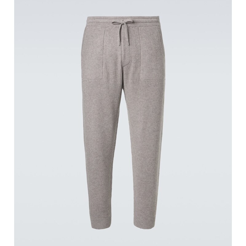 Brunello Cucinelli Ribbed-knit cashmere sweatpants