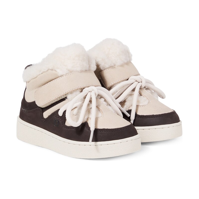 Donsje Sicco shearling-trimmed suede boots