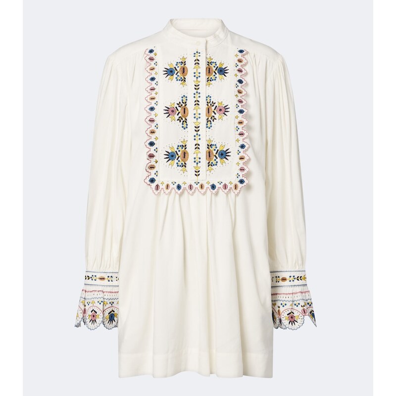 Marant Etoile Merva embroidered minidress