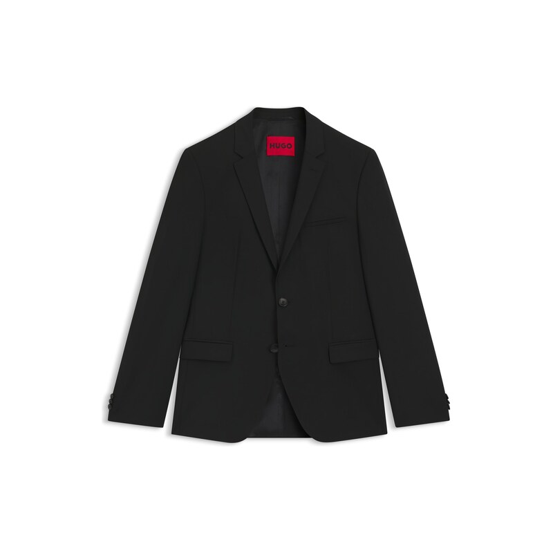 HUGO Extra-slim-fit jacket in a stretch-wool blend