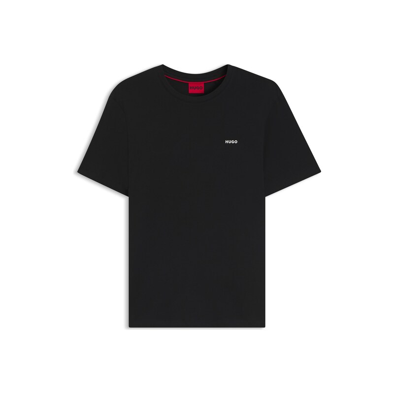 HUGO Cotton-jersey T-shirt with logo print