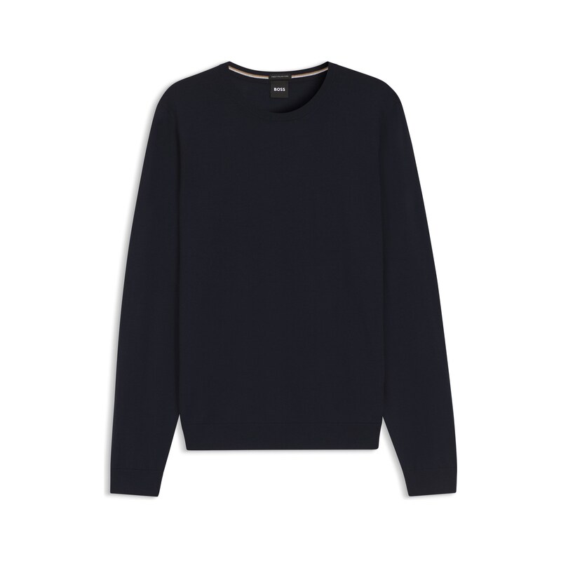 BOSS Slim-fit sweater in merino wool
