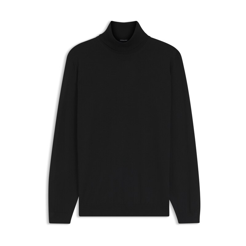 BOSS Slim-fit rollneck sweater in extra-fine merino wool