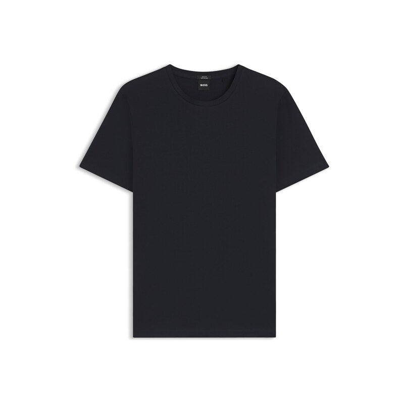 BOSS Slim-fit T-shirt in mercerised cotton