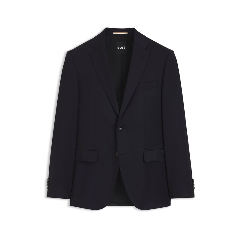 BOSS ONE Regular-fit suit jacket in virgin-wool serge