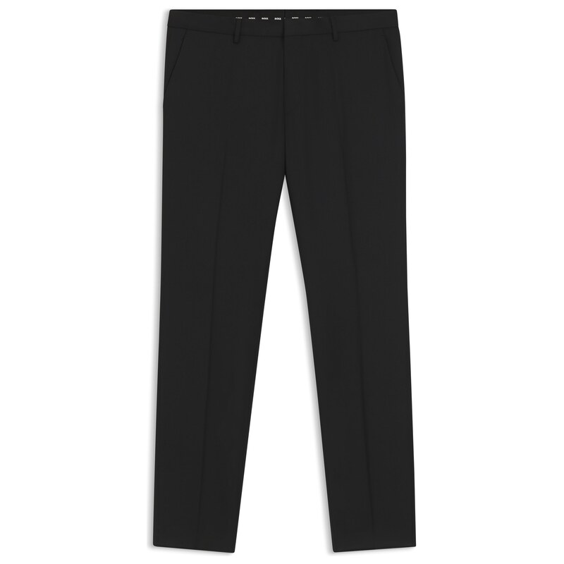 BOSS ONE Extra-slim-fit trousers in virgin-wool serge