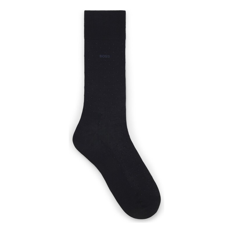 BOSS Regular-length socks in a mercerised-cotton blend