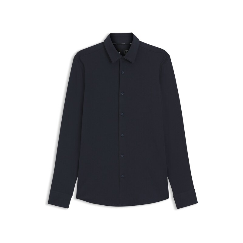 BOSS Slim-fit shirt in a performance-stretch cotton blend