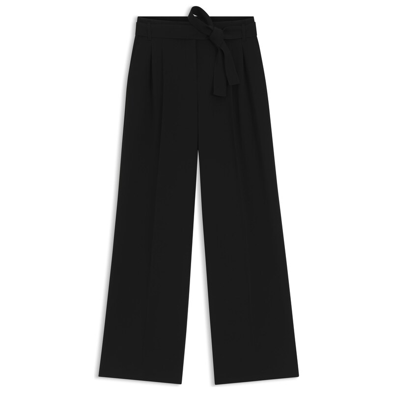BOSS Relaxed-fit trousers in Japanese crepe