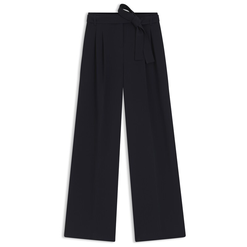 BOSS Relaxed-fit trousers in Japanese crepe