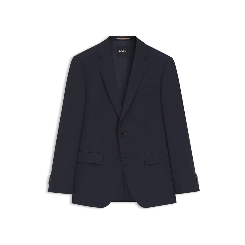 BOSS Slim-fit jacket in stretch wool