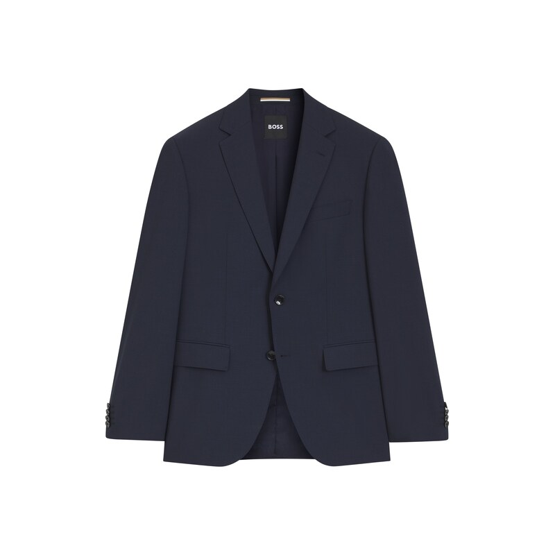 BOSS Regular-fit jacket in stretch wool