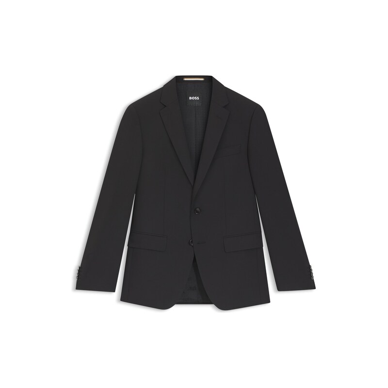 BOSS Slim-fit jacket in stretch wool