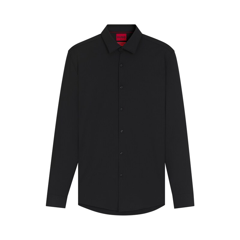 HUGO Slim-fit shirt in performance-stretch jersey