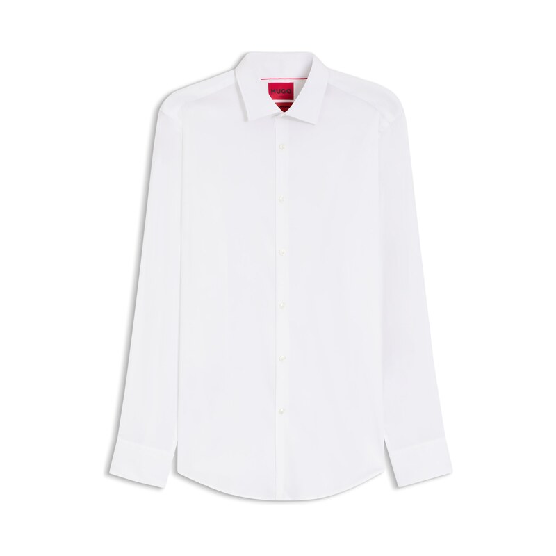 HUGO Slim-fit shirt in a stretch-cotton blend