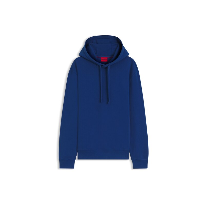 HUGO Cotton-terry hoodie with logo print