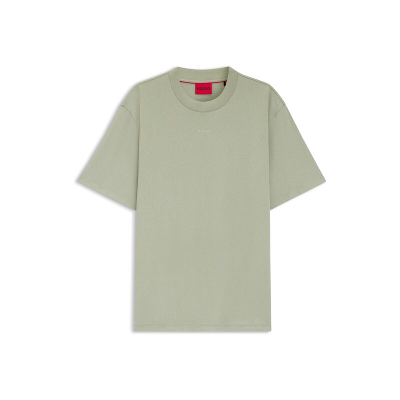 HUGO Relaxed-fit T-shirt with central logo detail