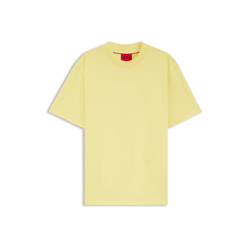 HUGO Relaxed-fit T-shirt with central logo detail
