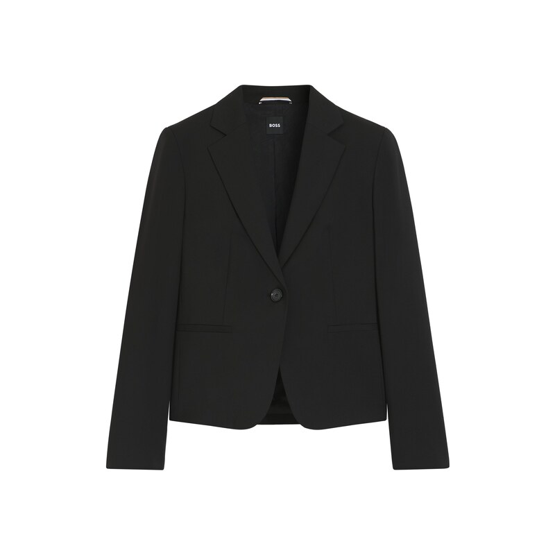 BOSS Regular-fit blazer in Italian-made virgin wool