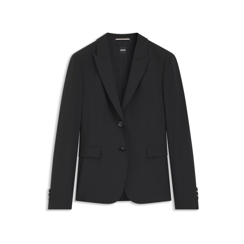 BOSS Slim-fit blazer in Italian-made virgin wool