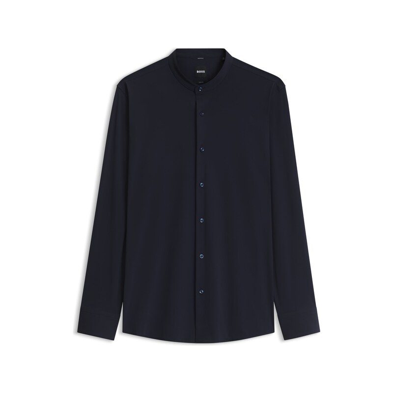 BOSS Slim-fit shirt in performance-stretch jersey