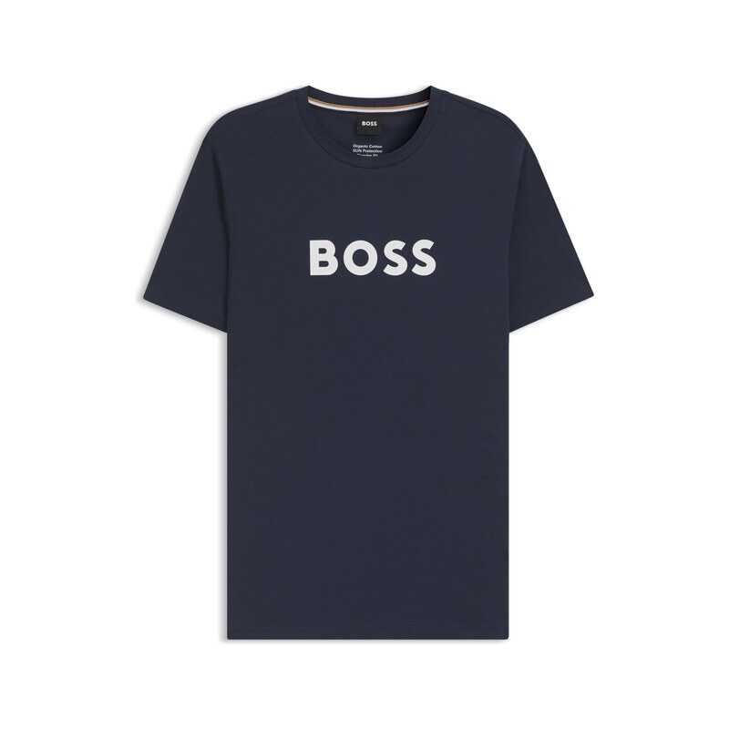 BOSS Cotton-jersey T-shirt with logo print