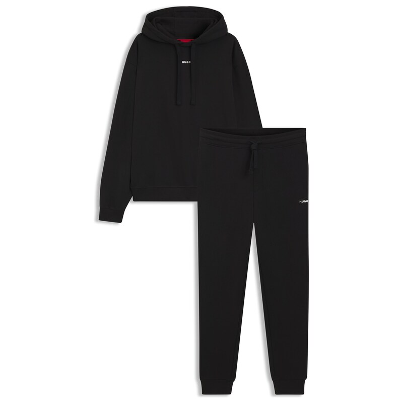 HUGO Cotton tracksuit set in a relaxed fit with logo