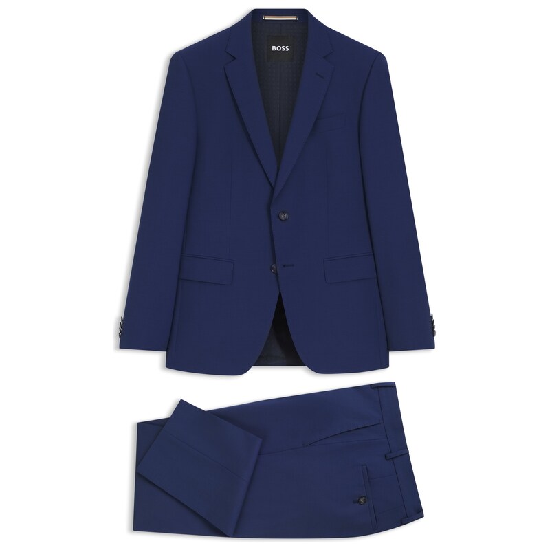 BOSS Two-piece slim-fit suit in stretch wool