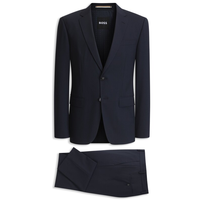 BOSS Two-piece slim-fit suit in stretch wool