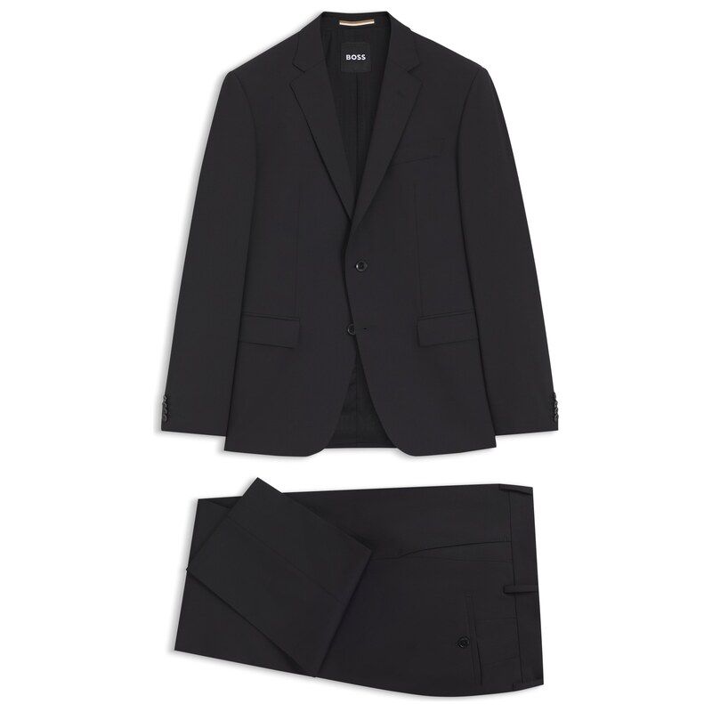 BOSS Two-piece slim-fit suit in stretch wool