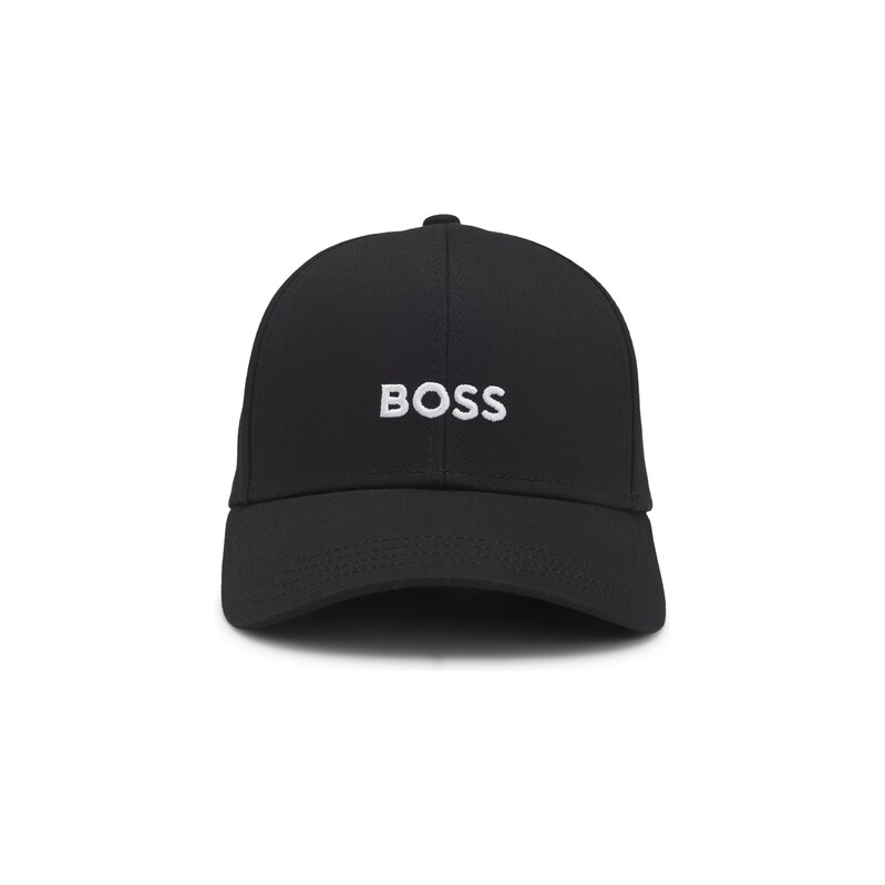 BOSS Cotton-twill cap with embroidered logo