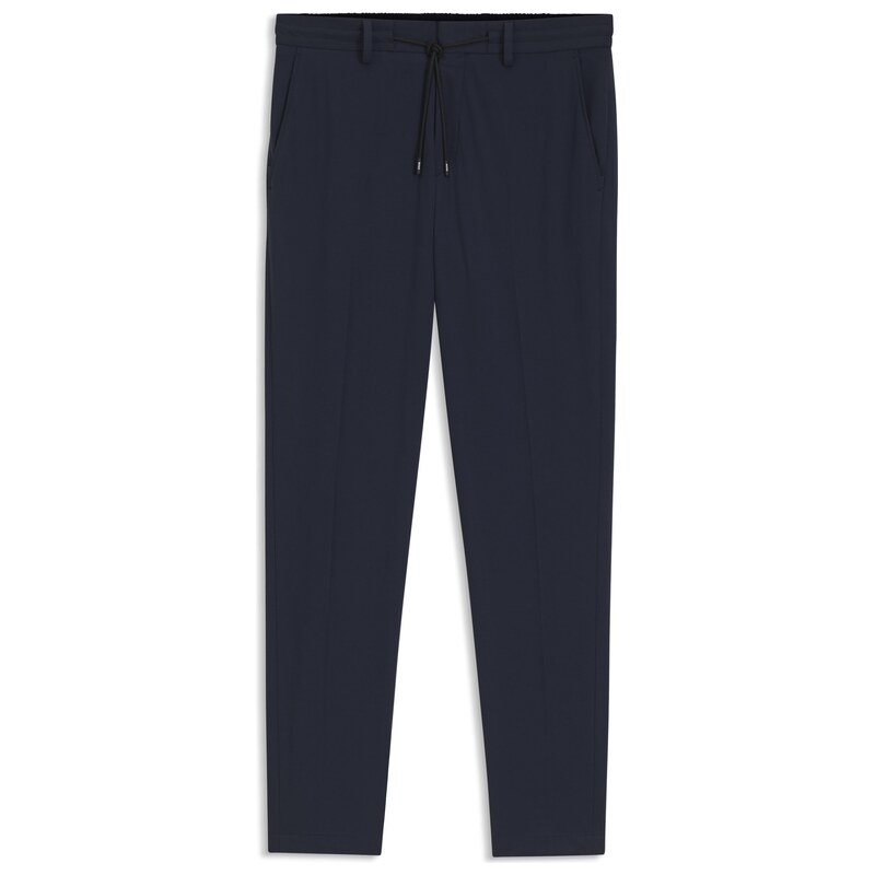 BOSS Dressletic slim-fit trousers in washable stretch jersey
