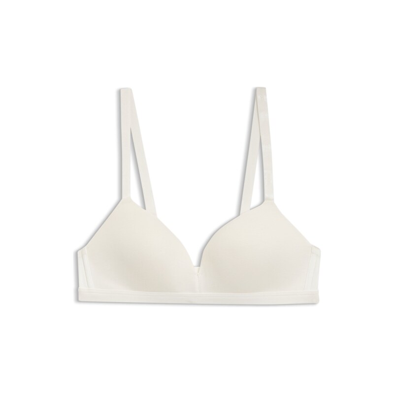 BOSS Stretch-jersey triangle bra with logo straps