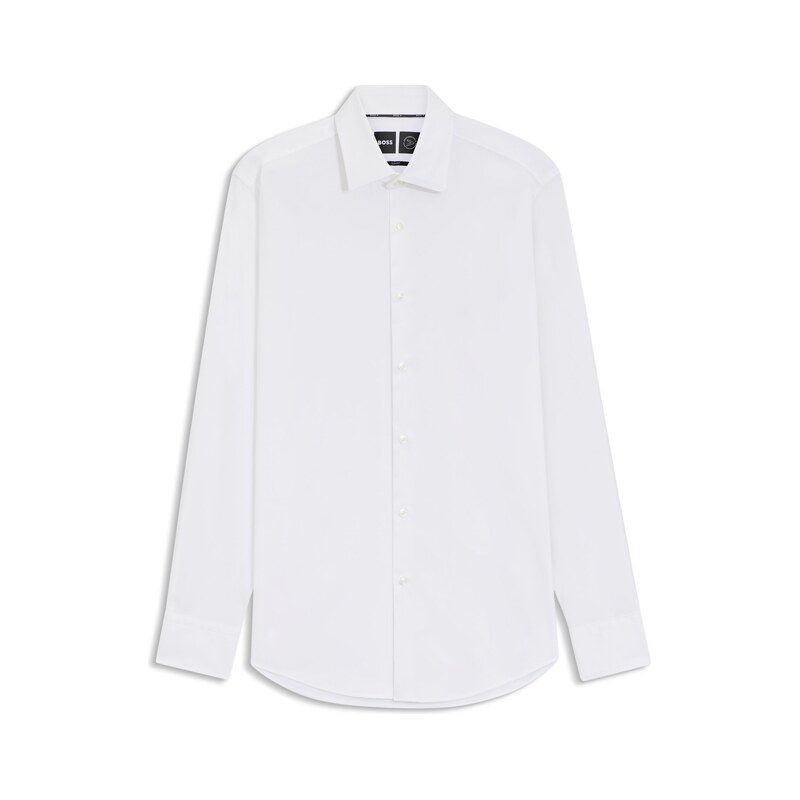BOSS Slim-fit shirt in performance-stretch twill