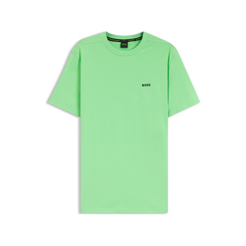 BOSS Stretch-cotton T-shirt with logo detail