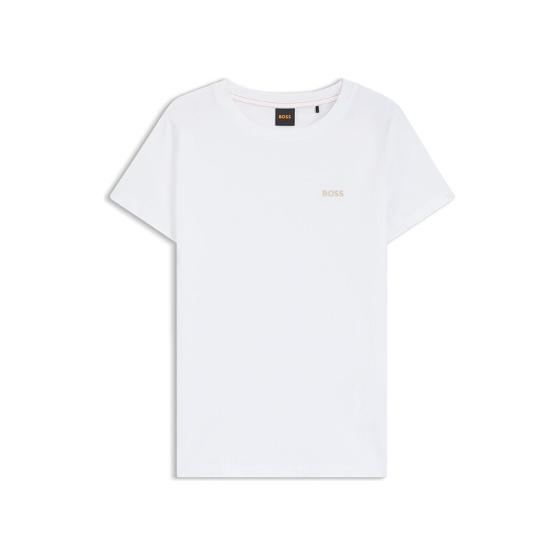 BOSS Cotton-jersey T-shirt with logo detail
