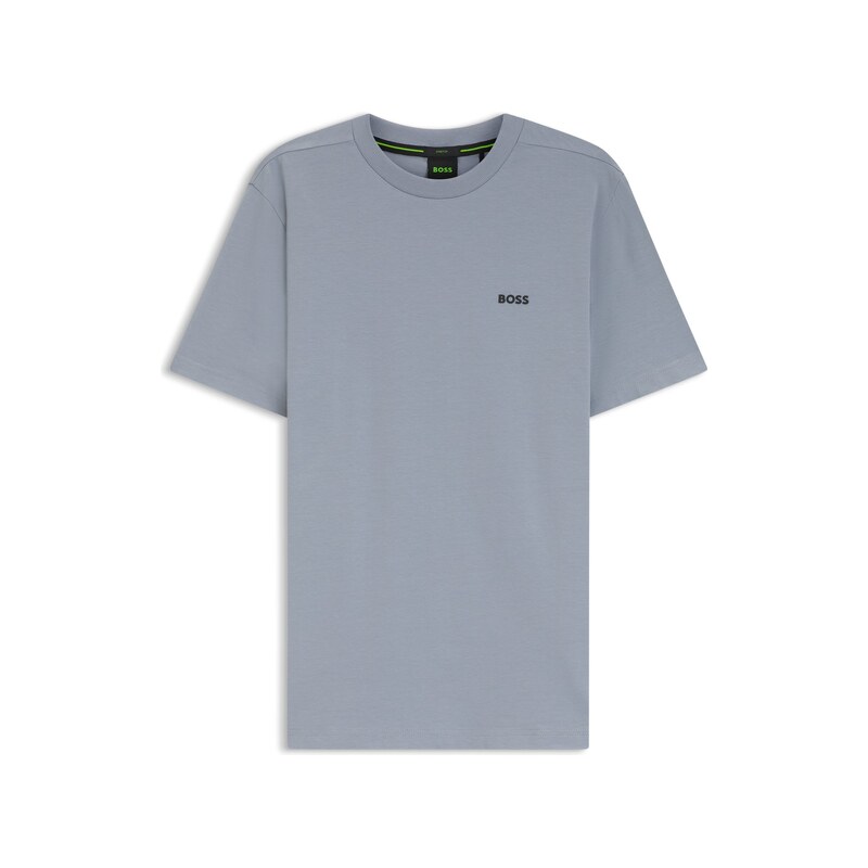 BOSS Stretch-cotton T-shirt with logo detail